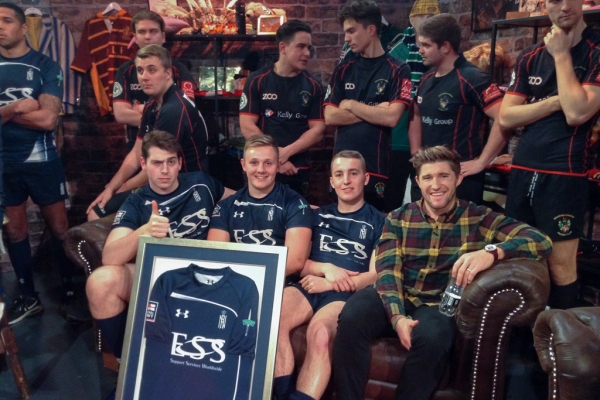 Royal Navy Rugby Union Members Take Centre Stage