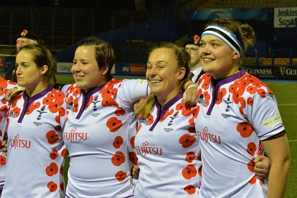 UKAF Women commemorate Remembrance Day in Wales