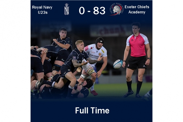 Cheers Chiefs - Under 23s Lose to Dominant Premiership Academy