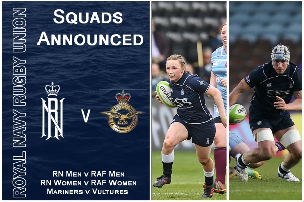 Royal Navy Teams to Face RAF Named
