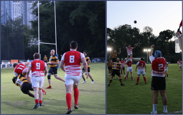 HMS Prince of Wales Light Up Dempsey Field | Royal Navy Rugby Union ...