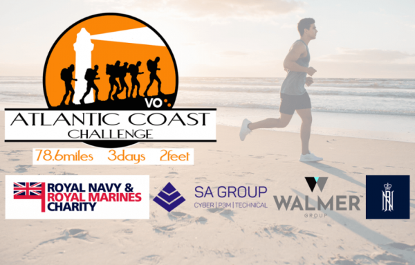 The Atlantic Coast Challenge, 6 -8 October, is a scenic and rewarding 3 marathons in 3 days. Participants run, walk or crawl a total of 78.6 miles over 3 days along some of the wildest coastlines in Britain. The route starts near Padstow and finishes at Lands End.